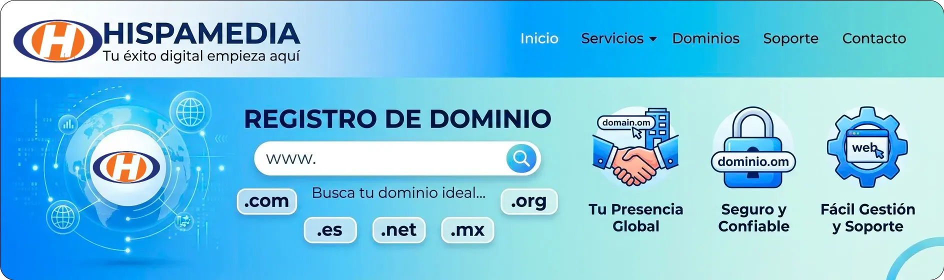 Registro de dominios en República Dominicana Hispamedia